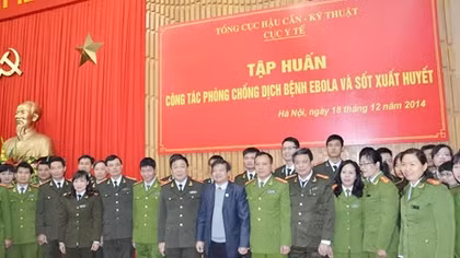 Khai mạc lớp tập huấn phòng, chống bệnh do virut Ebola, sốt xuất huyết gây ra