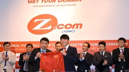 Z.com trở thành nhà tài trợ chính cho đội tuyển Việt Nam