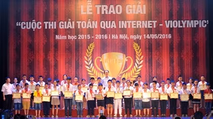Vinh danh 2.141 học sinh đoạt giải cuộc thi ViOlympic