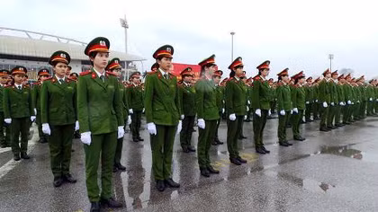 Học viện CSND tổ chức lễ xuất quân thực hành chính trị - xã hội cho sinh viên