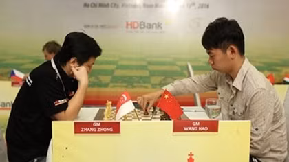 Kỳ thủ Wang Hao (Trung Quốc) giành ngôi vô địch Giải cờ vua quốc tế HDBank 2016