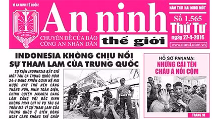 Đón đọc chuyên đề An ninh thế giới số 1565
