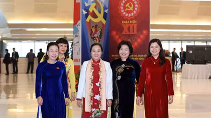 Có hai đại biểu dưới 30 tuổi tham dự Đại hội Đảng lần thứ XII