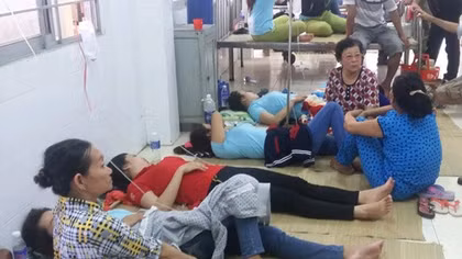Gần 70 công nhân Công ty Daechang Vina nhập viện nghi ngộ độc thực phẩm