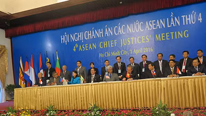 Kết thúc Hội nghị Chánh án các nước ASEAN lần thứ 4