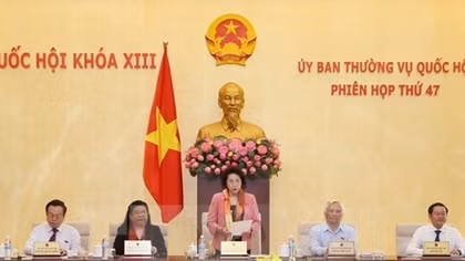 Bế mạc Phiên họp thứ 47 Ủy ban Thường vụ Quốc hội khóa XIII