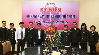 Lãnh đạo Tổng cục Hậu cần – Kỹ thuật, Bộ Công an chúc mừng Ngày thầy thuốc Việt Nam 27-2