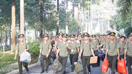 Hơn 600 đoàn viên Trường Đại học ANND tham gia ‘Mùa hè xanh’