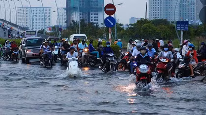 Tập trung khắc phục ngập úng tại TP Hồ Chí Minh