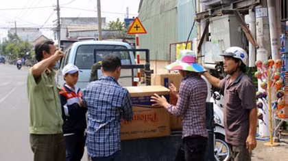 Ngập tràn hàng hóa không rõ nguồn gốc tại Bình Dương