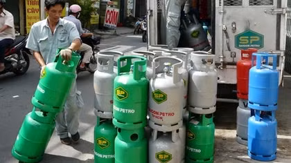 Giá gas sẽ tăng 4.500 đồng/bình 12kg trong tháng 3