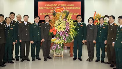 Chúc mừng Bộ Tư lệnh Bộ đội Biên phòng nhân kỷ niệm 56 năm Ngày truyền thống