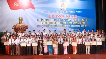 Hải Phòng: Tôn vinh 102 tập thể, cá nhân điển hình tiên tiến