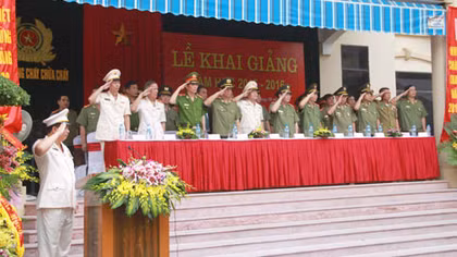Trường đại học PCCC khai giảng năm học mới