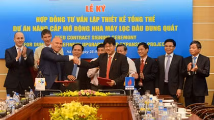 Nâng cấp mở rộng Nhà máy lọc dầu Dung Quất 