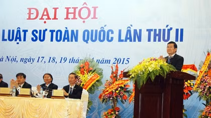 Khai mạc Đại hội đại biểu luật sư toàn quốc lần thứ II
