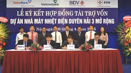 Ký tài trợ 4.500 tỷ đồng vốn tài trợ cho Nhiệt điện Duyên Hải 3 mở rộng