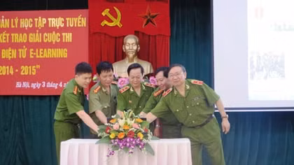 Học viện CSND khai trương hệ thống quản lý học tập trực tuyến