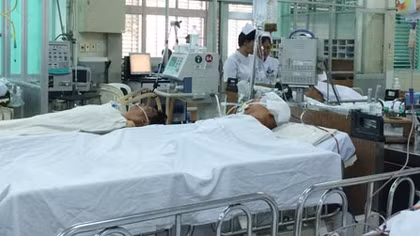 Nạn nhân chấn thương sọ não tình trạng nguy kịch