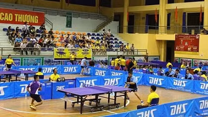 Hơn 200 vận động viên dự giải bóng bàn các CLB toàn quốc 2015