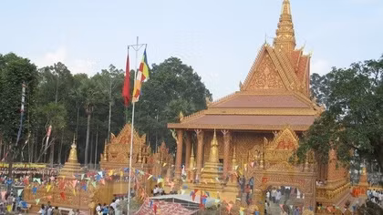 Sóc Trăng khánh thành ngôi chánh điện của đồng bào Khmer