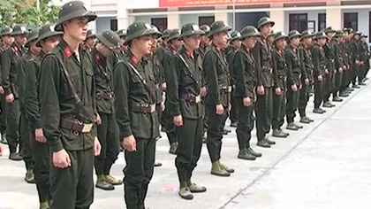 Tổ chức giao nhận công dân phục vụ có thời hạn trong CAND