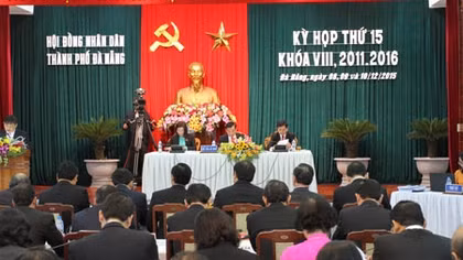 Đà Nẵng: Khai mạc kỳ họp thứ 15 HĐND khóa VIII
