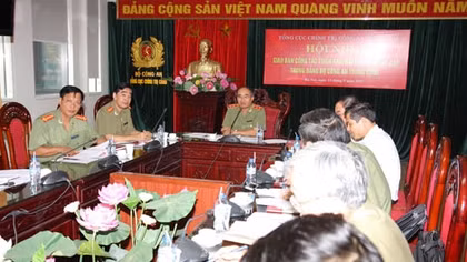 Giao ban công tác triển khai Đại hội Đảng các cấp trong Đảng bộ Công an TW