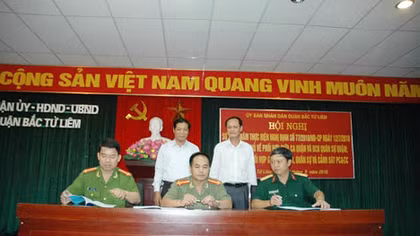 Phối hợp giữa lực lượng Công an và quân sự trong bảo vệ ANQG và ANTT tại cơ sở