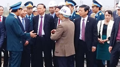 Đồng chí Tô Huy Rứa thăm, chúc Tết Đảng bộ, chính quyền, nhân dân TP Hải Phòng