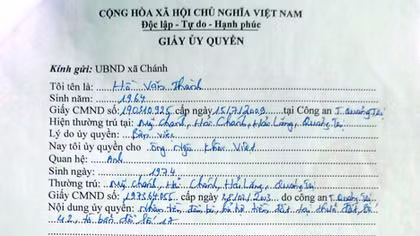 Đề nghị làm rõ việc giả mạo thủ tục rút tiền đền bù GPMB