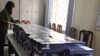 Chở gần 5.000 bao thuốc lá lậu từ Quảng Ninh về Hà Nội