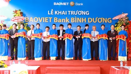 BAOVIET Bank khai trương chi nhánh tại Bình Dương