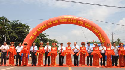 Thông xe đường Hồ Chí Minh đoạn qua Đắk Nông và Bình Phước