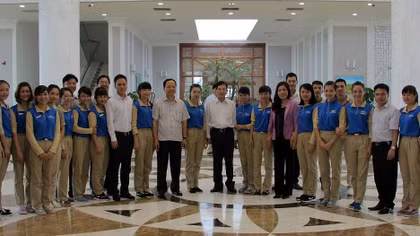 Nguyên Chủ tịch nước Nguyễn Minh Triết thăm dự án FLC Sầm Sơn
