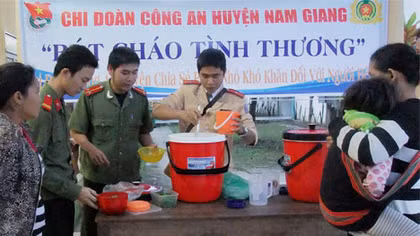 Tuổi trẻ Công an vùng cao Nam Giang tích cực hoạt động vì cộng đồng