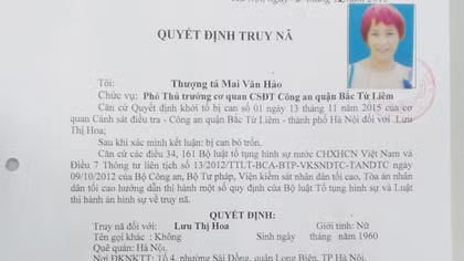 Truy nã nữ chủ sòng bạc