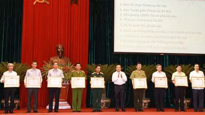 Tăng cường quốc phòng - an ninh, bảo đảm trật tự, an toàn xã hội trên địa bàn Thủ đô Hà Nội