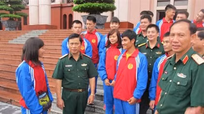 35 VĐV Việt Nam dự Đại hội thể thao quân sự thế giới 2015