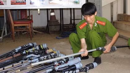 Thu hồi 437 khẩu súng tự chế 