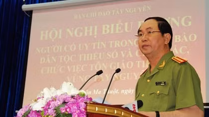 Hội nghị biểu dương người có uy tín trong đồng bào DTTS và chức sắc, chức việc tôn giáo tiêu biểu vùng Tây Nguyên