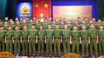 Giao ban lực lượng Cảnh sát hình sự toàn quốc năm 2015