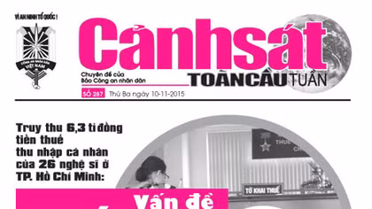 Đón đọc Chuyên đề Cảnh sát toàn cầu tuần số 287