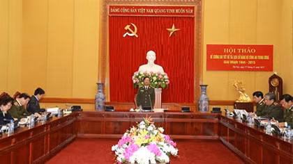 Hội thảo Đề tài Lịch sử Đảng bộ Công an Trung ương giai đoạn 1945 - 2015