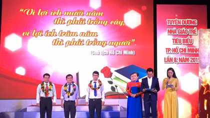 TP Hồ Chí Minh: Tuyên dương 179 nhà giáo trẻ tiêu biểu