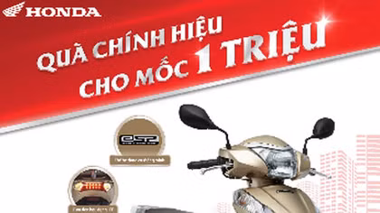 Nhiều khuyến mãi khi mua xe LEAD 