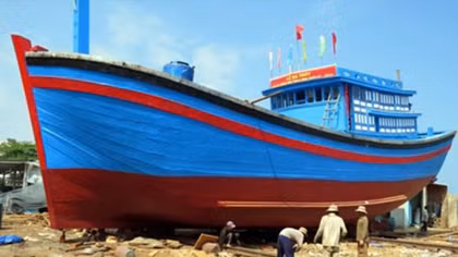Đóng mới 35 tàu cá theo Nghị định 67