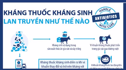 WHO thực hiện chiến dịch chống kháng thuốc kháng sinh ở Việt Nam