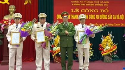 Thành lập Đồn Công an đường sắt ga Hà Nội