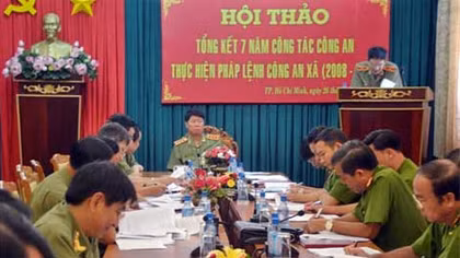 Nâng cao hiệu quả hoạt động của Công an xã